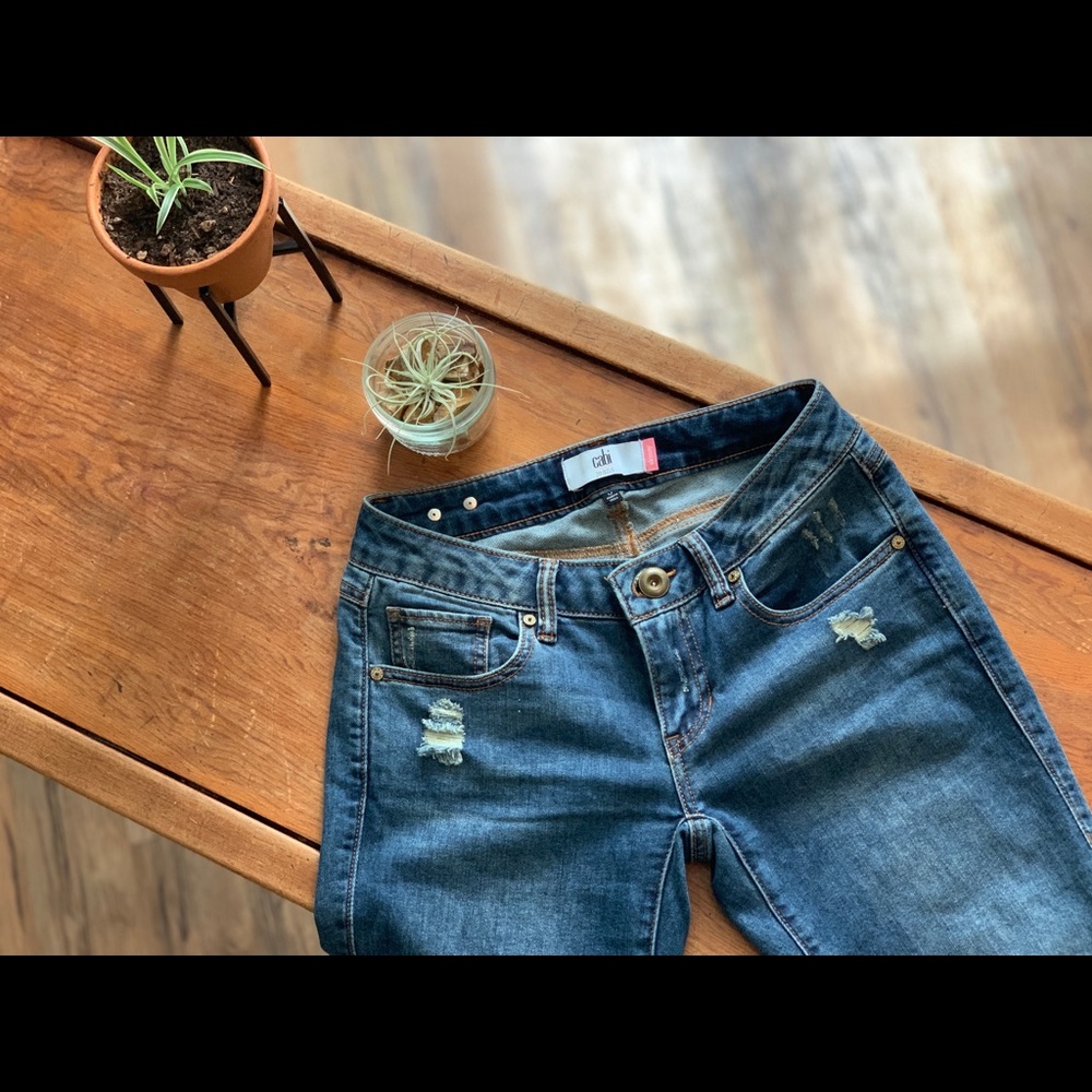 Cabi denim Capri/Ankle Pants
